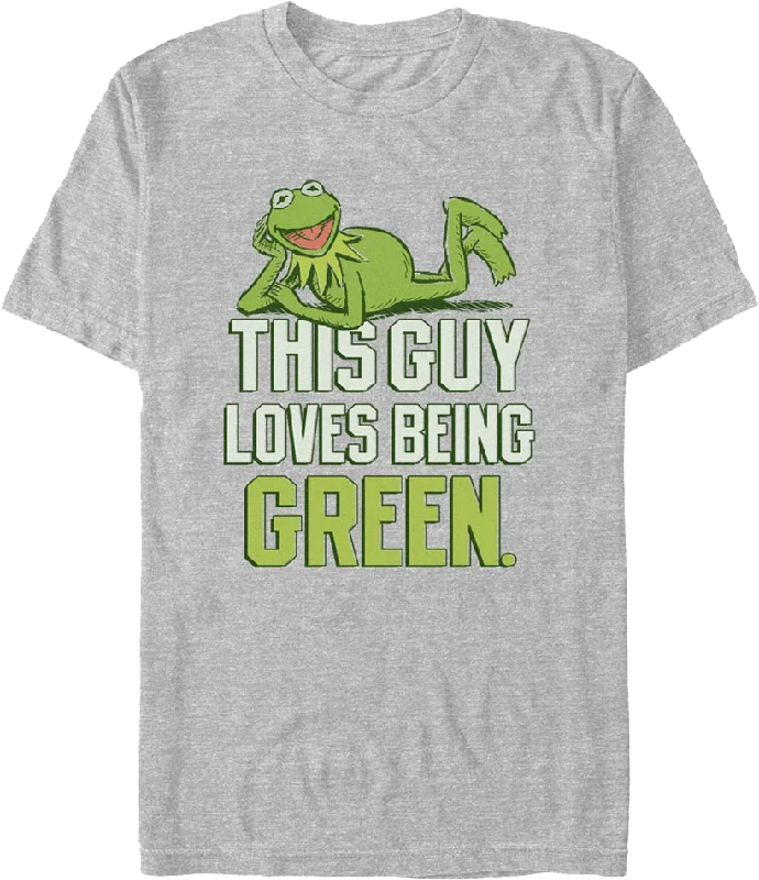 This Guy Loves Being Green Muppets T-Shirt