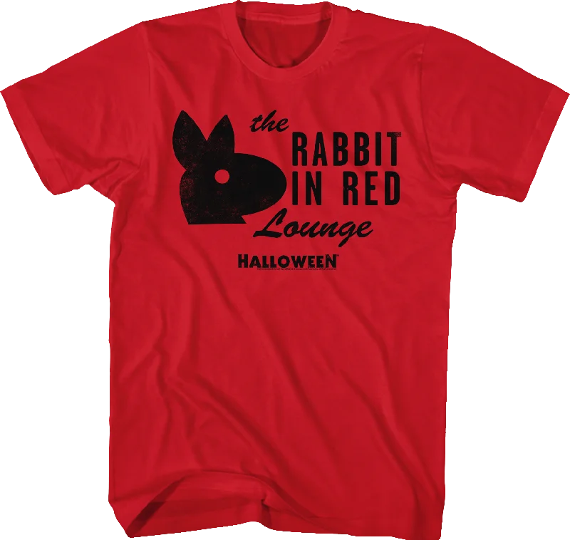 The Rabbit In Red Lounge Halloween T-Shirt