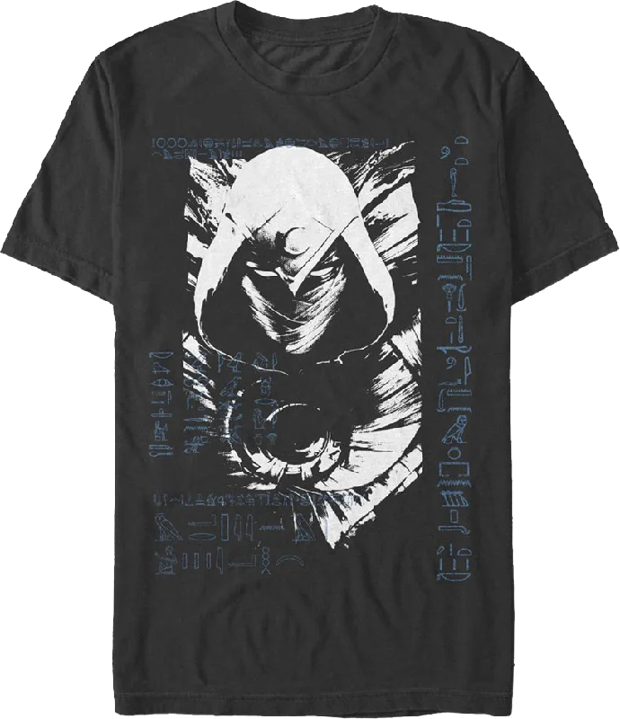 Hieroglyphs Moon Knight T-Shirt