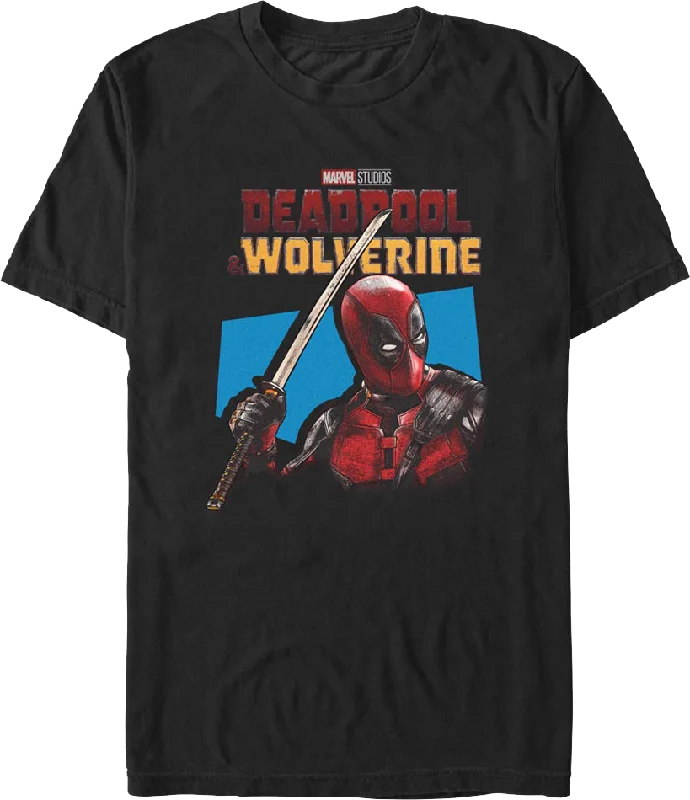 Merc With A Katana Deadpool & Wolverine Marvel Comics T-Shirt