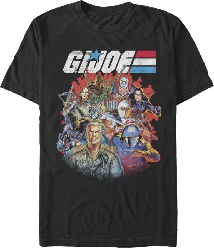 Characters Collage GI Joe T-Shirt