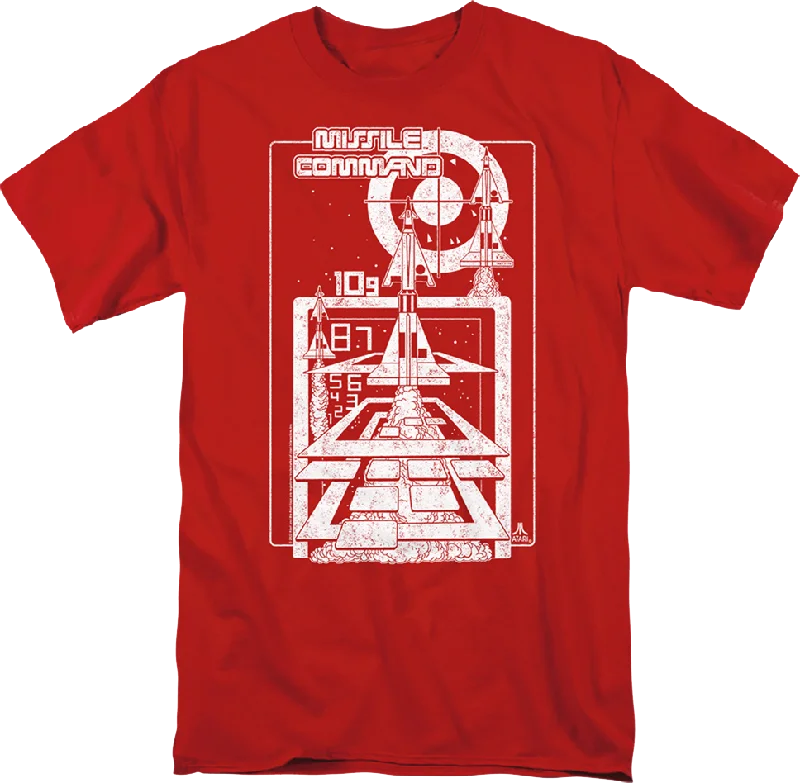 Lift Off Missile Command Atari T-Shirt