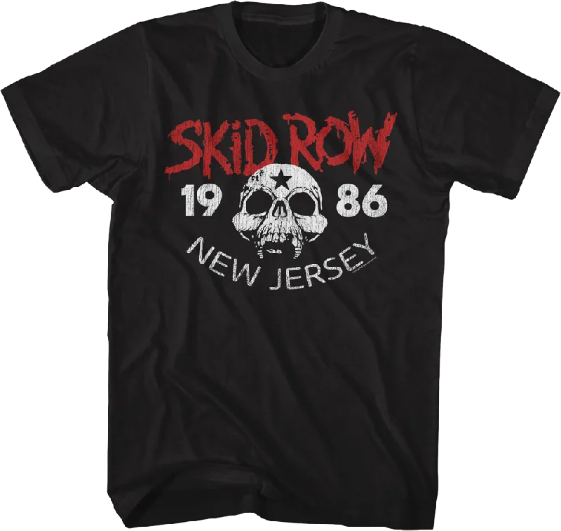 1986 Skull Skid Row T-Shirt