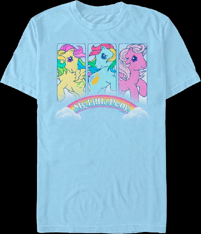 Rainbow Panels Little Pony T-Shirt