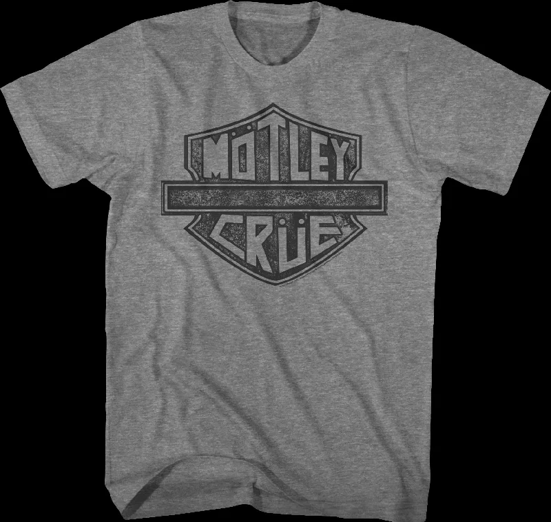 Simple Motorcycle Logo Motley Crue T-Shirt