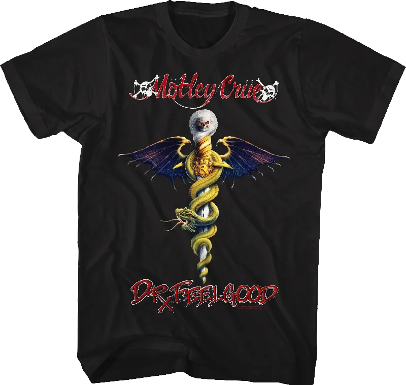 Dr. Feelgood Album Cover Motley Crue T-Shirt