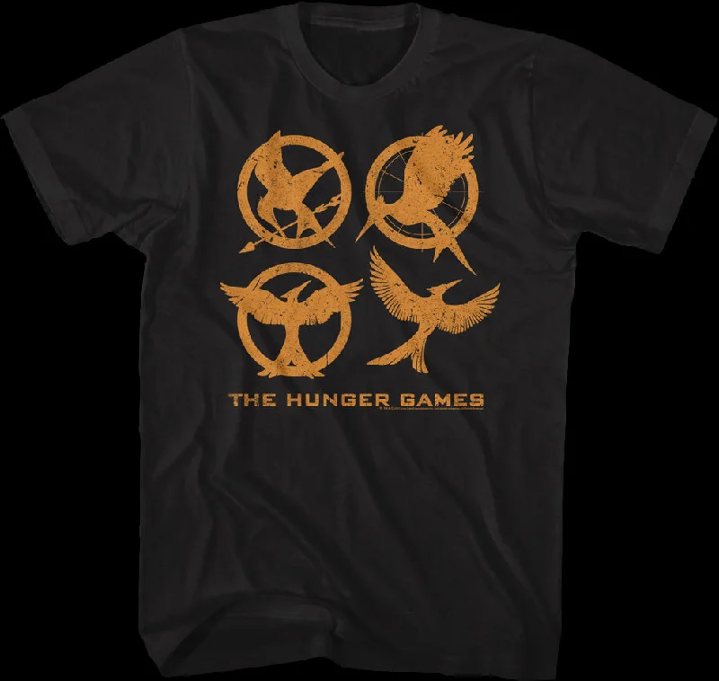 Mockingjay Logos Hunger Games T-Shirt