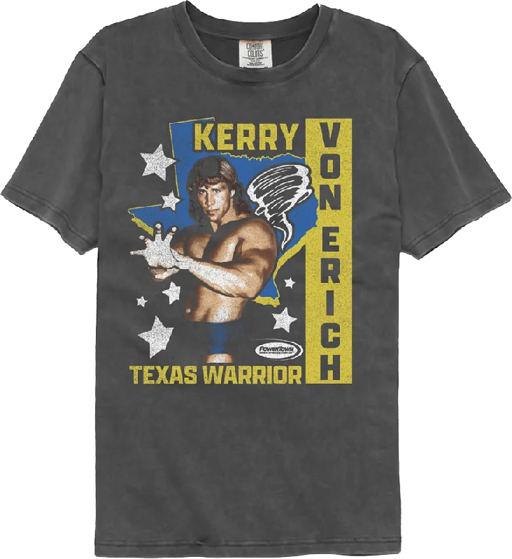 Texas Warrior Stars Kerry Von Erich Comfort Colors Brand T-Shirt