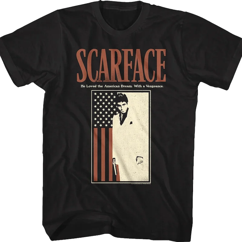 American Flag Scarface T-Shirt