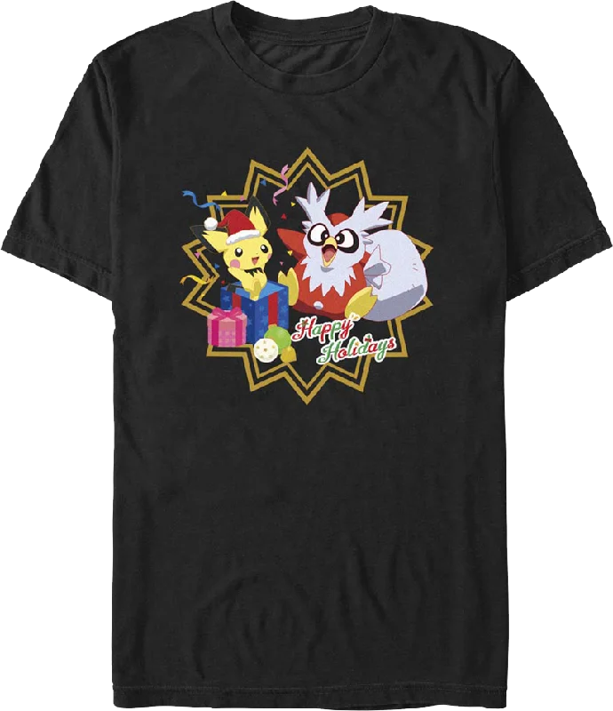 Happy Holidays Pokemon T-Shirt