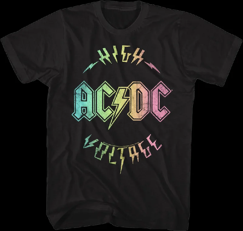 Rainbow High Voltage ACDC T-Shirt