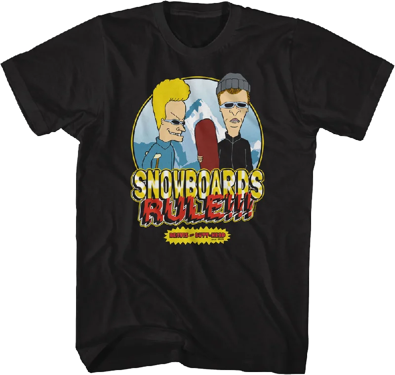 Snowboards Rule Beavis And Butt-Head T-Shirt