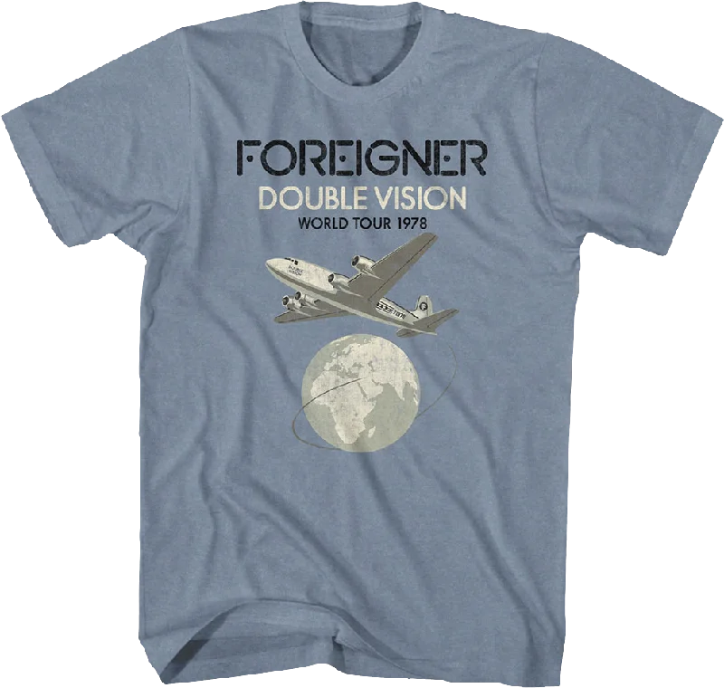 Vintage Double Vision World Tour Foreigner T-Shirt