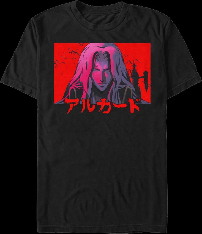 Japanese Alucard Photo Castlevania T-Shirt