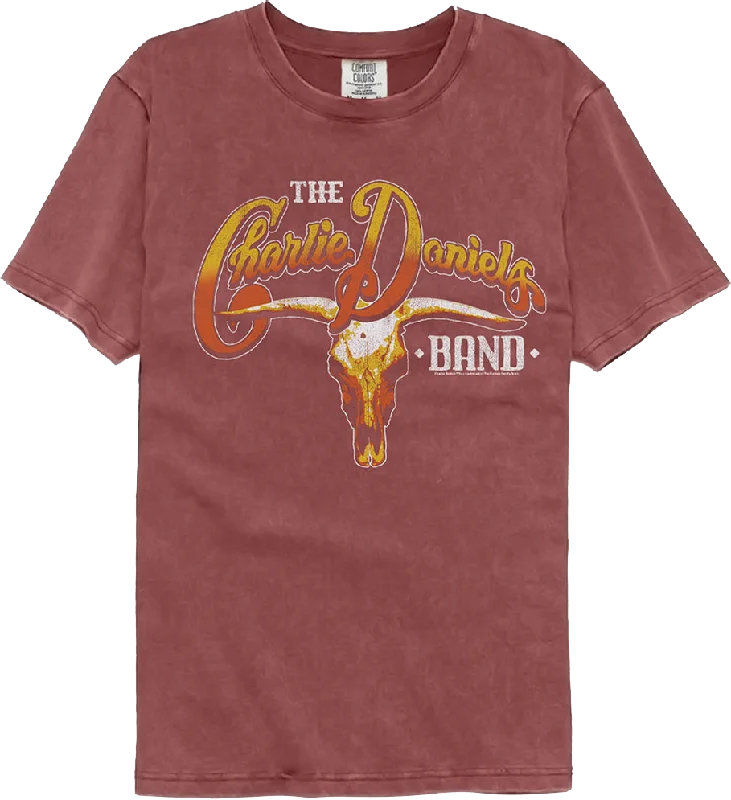 Skull & Logo Charlie Daniels Band Comfort Colors Brand T-Shirt