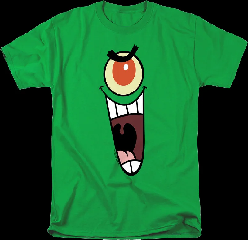 Plankton Face SpongeBob SquarePants T-Shirt