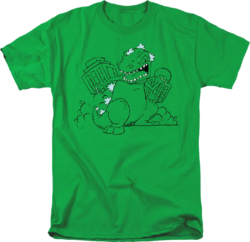 Reptar Destruction Rugrats T-Shirt