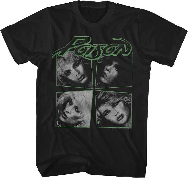 Vintage Look What The Cat Dragged In Photos Poison T-Shirt