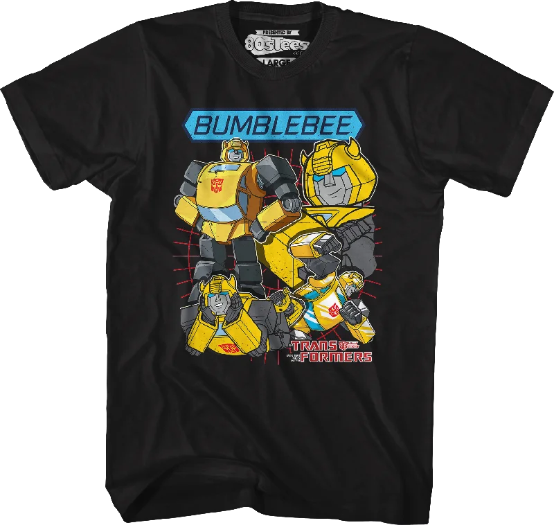 Bumblebee Collage Transformers T-Shirt