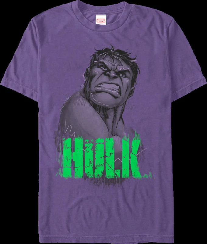 Marvel Incredible Hulk Sketch T-Shirt