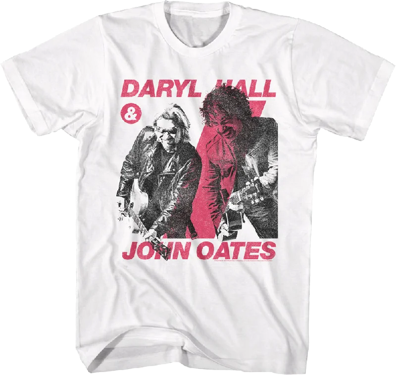 Retro Photo Stripe Hall & Oates T-Shirt