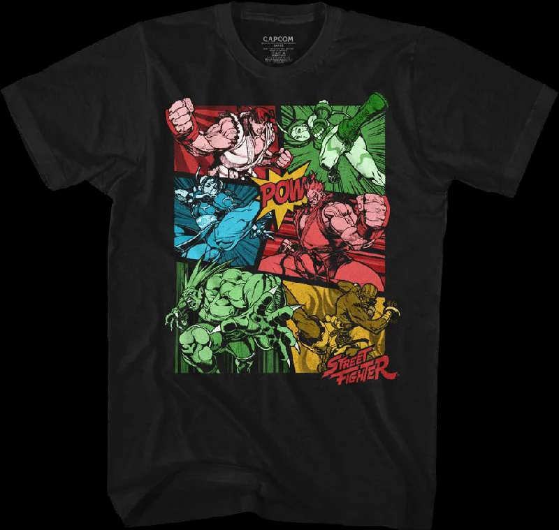 Comic Book Action Street Fighter T-Shirt