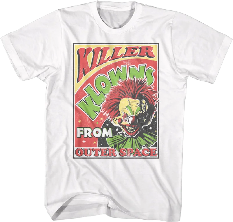 Front & Back Alien Bozos Killer Klowns From Outer Space T-Shirt