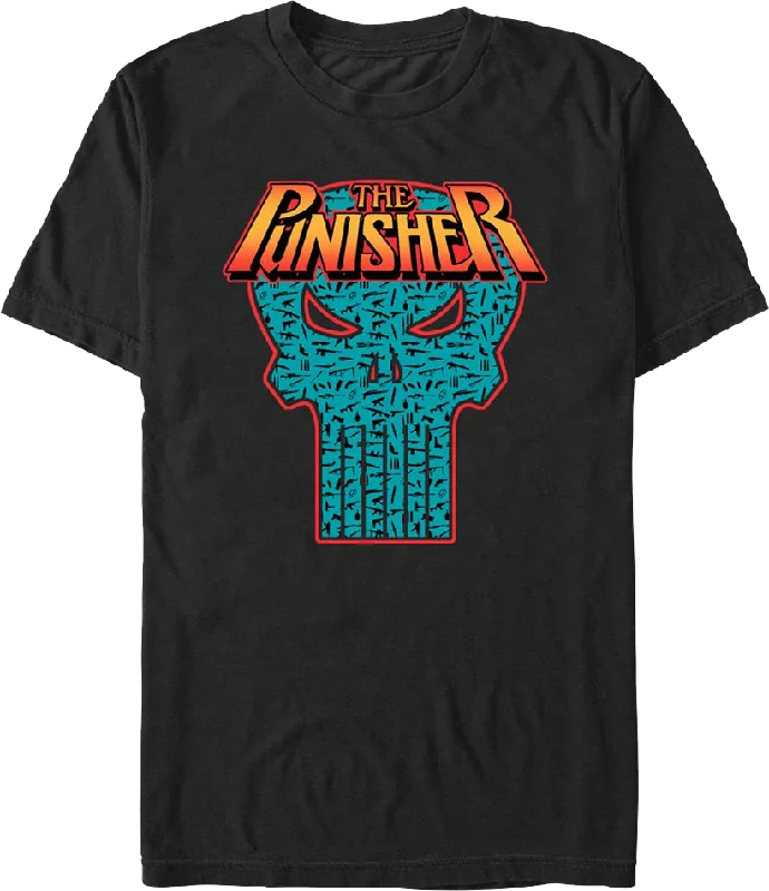 Retro Punisher Skull Marvel Comics T-Shirt