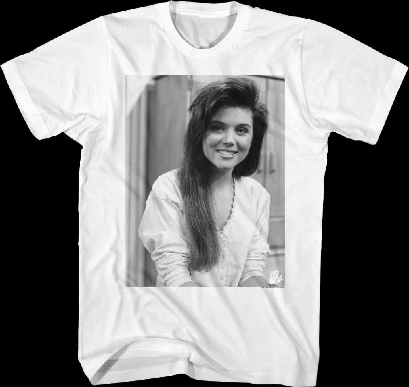 Kelly Kapowski Portrait Saved By The Bell T-Shirt