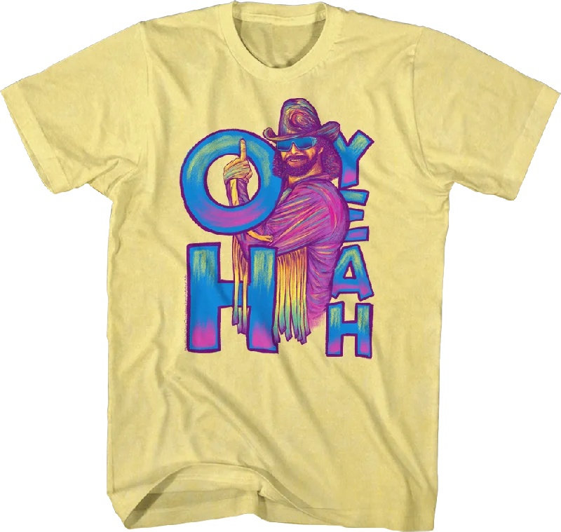 Yellow Oh Yeah Macho Man Randy Savage T-Shirt