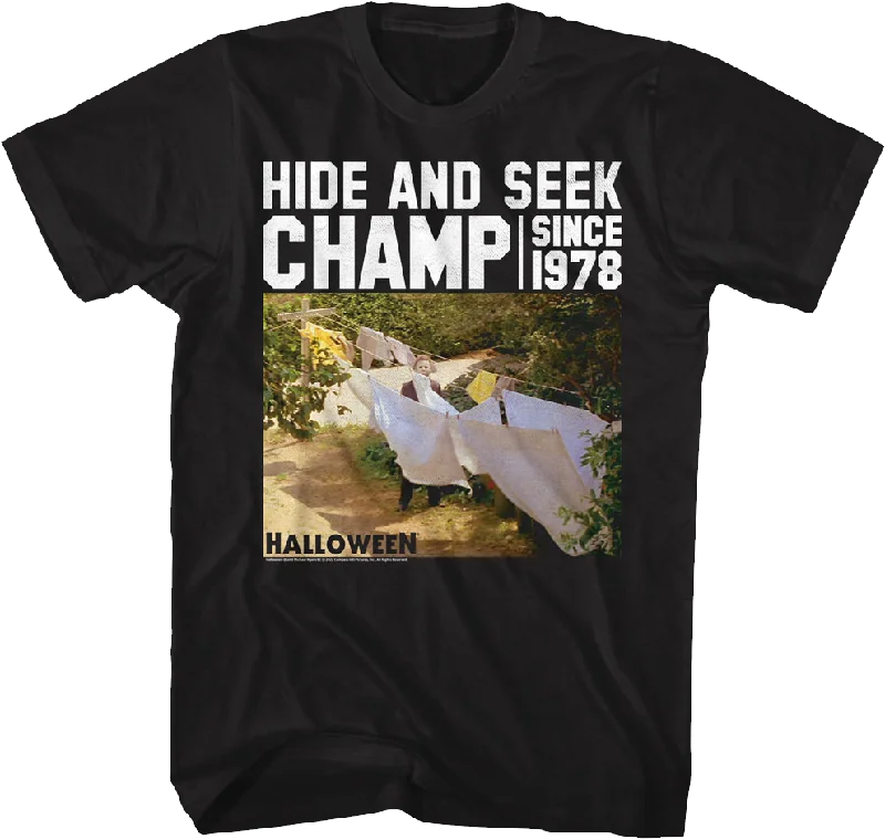 Hide And Seek Champ Since 1978 Halloween T-Shirt