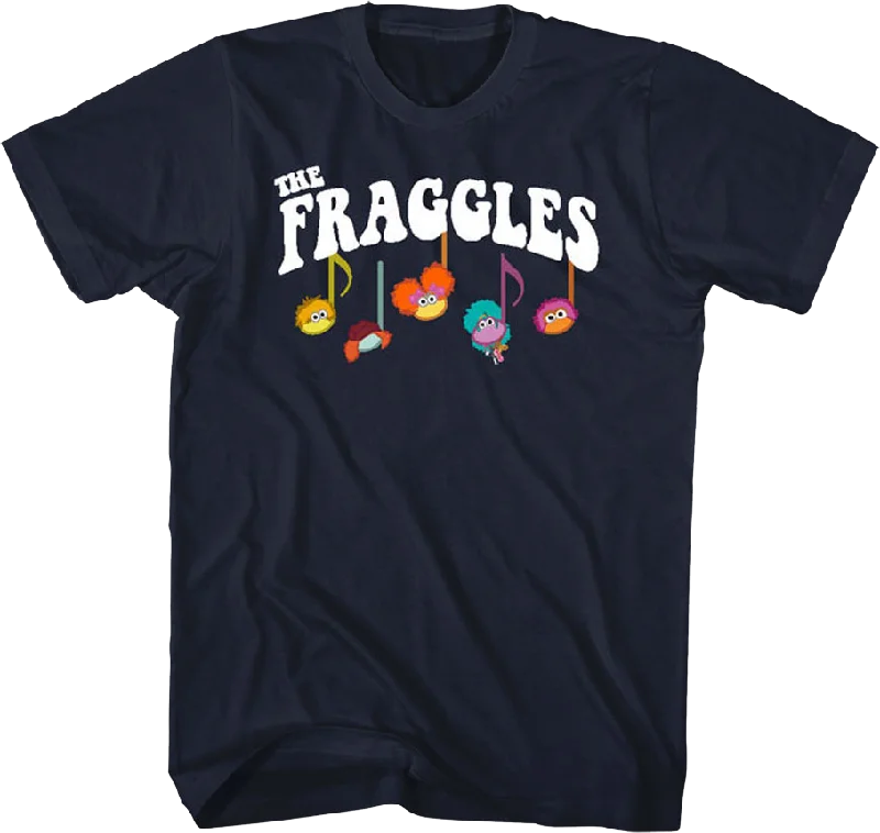 Front & Back Music Notes Fraggle Rock T-Shirt