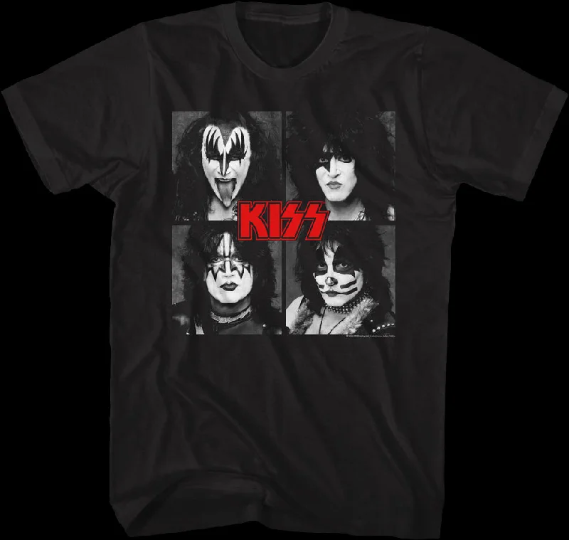 Black And White Photos KISS T-Shirt