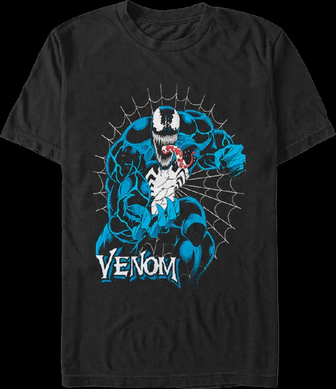 Venom Web Marvel Comics T-Shirt