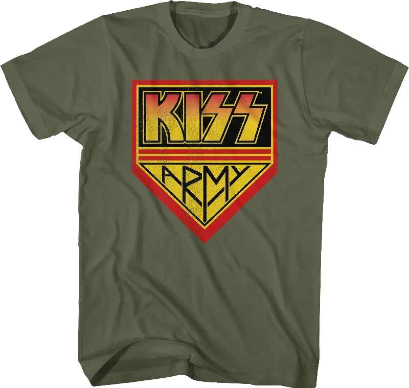 Green KISS Army T-Shirt