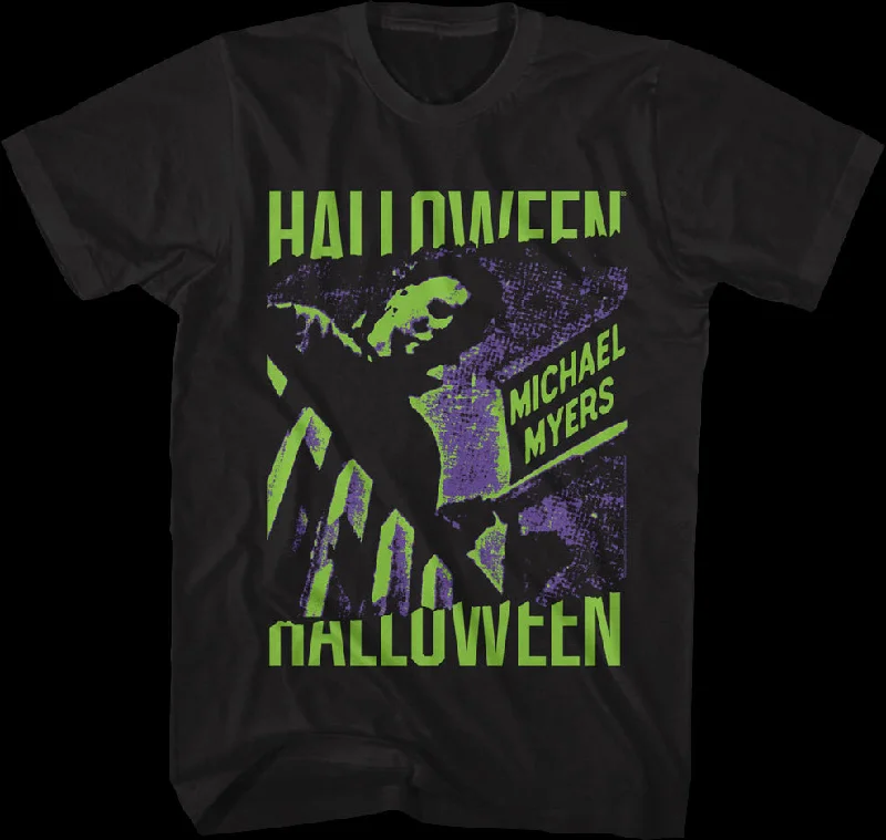 Michael Myers Neon Boogeyman Halloween T-Shirt