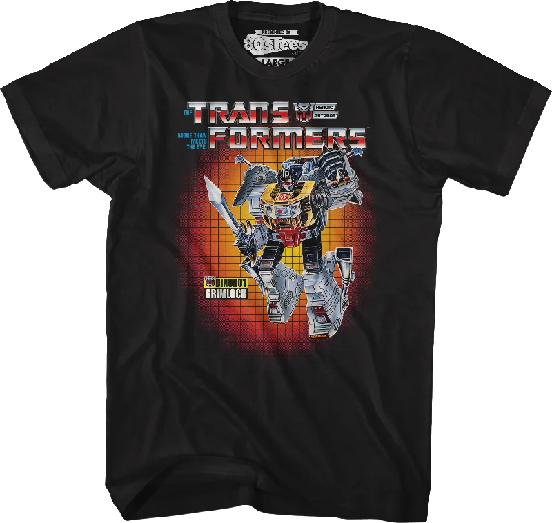 Box Art Grimlock Transformers T-Shirt