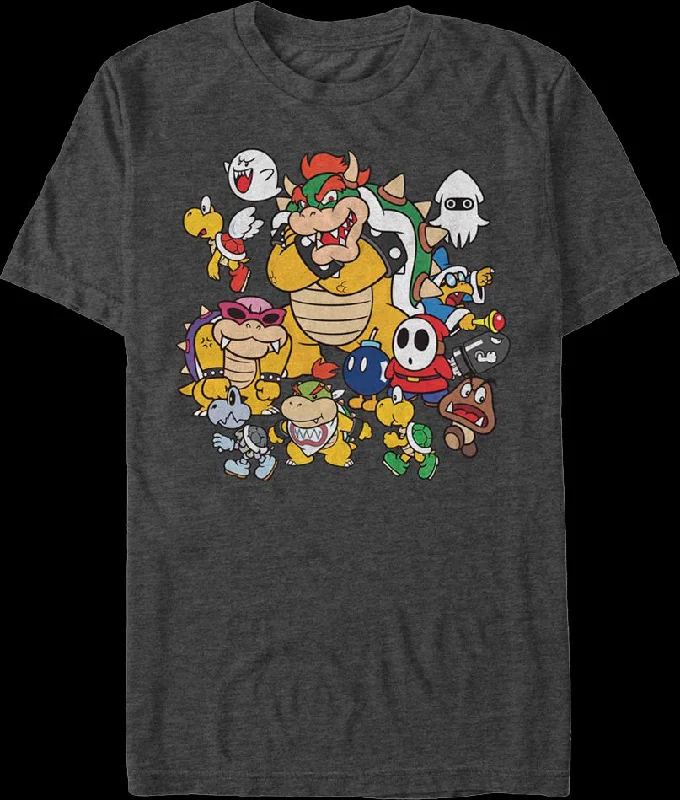 Super Mario Bros. Villains Nintendo T-Shirt