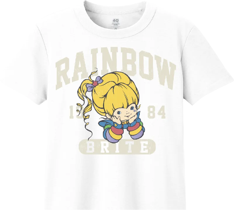 1984 Rainbow Brite Crop Top