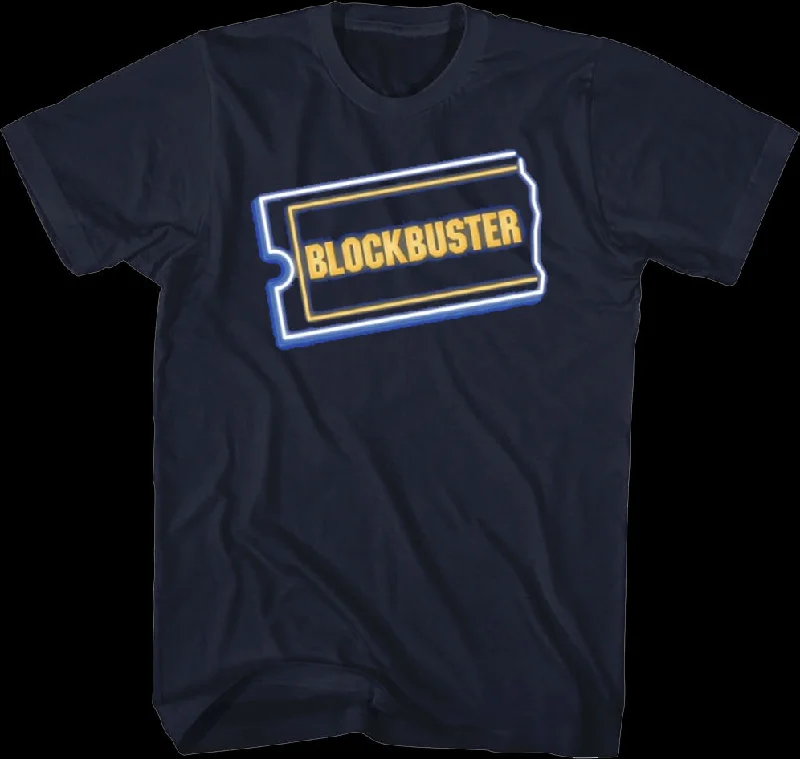 Navy Blue Logo Blockbuster T-Shirt