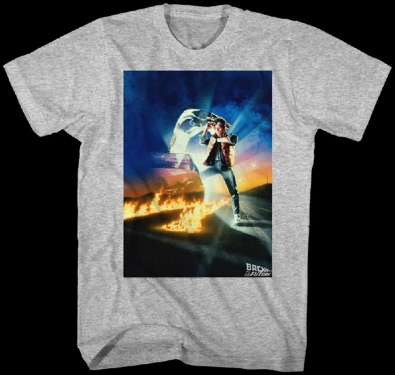 Michael J. Fox Movie Poster Back To The Future T-Shirt