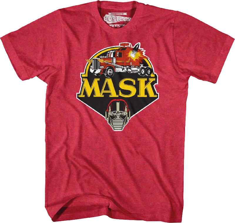 Retro Red Logo MASK Shirt