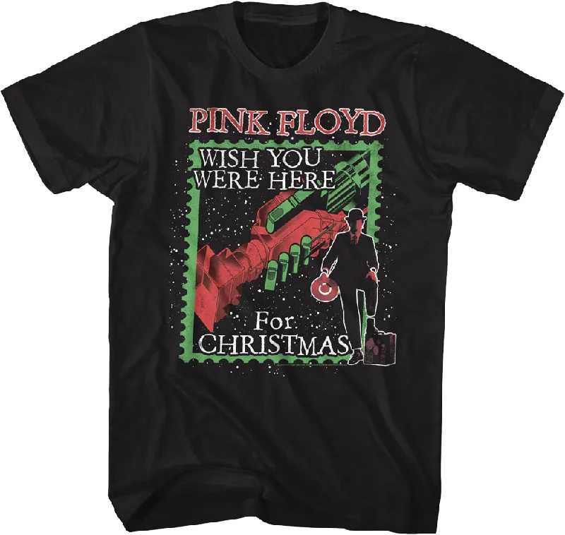 Wish You Were Here For Christmas Pink Floyd T-Shirt