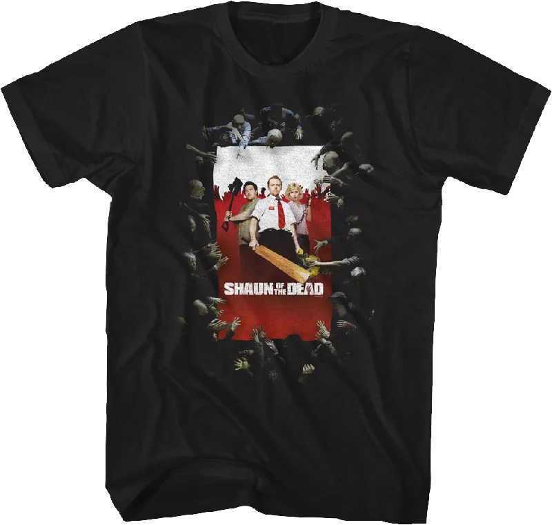 Surrounded Poster Shaun of the Dead T-Shirt