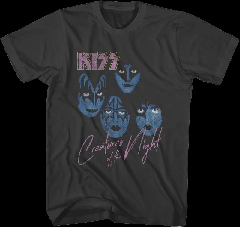 Creatures of the Night Album Cover KISS T-Shirt