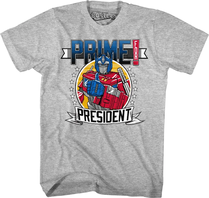 Transformers Prime For President T-Shirt