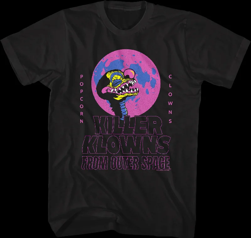 Popcorn Clowns Killer Klowns From Outer Space T-Shirt