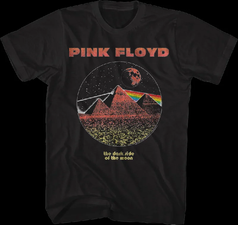 Dark Side of the Moon Pyramids Pink Floyd T-Shirt