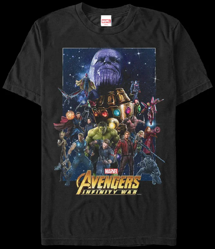 Cast Avengers Infinity War T-Shirt