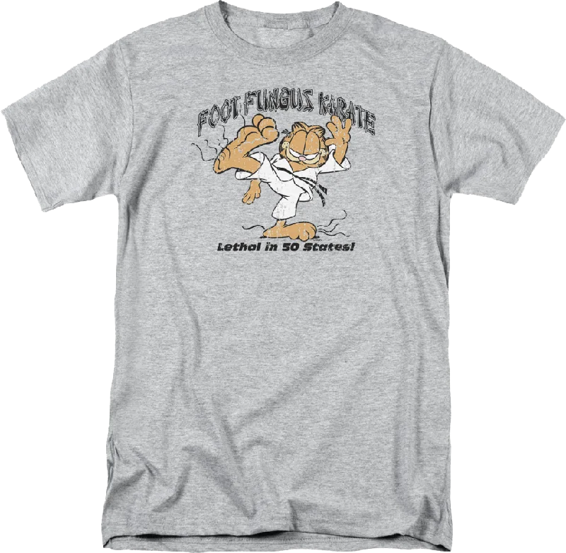 Foot Fungus Karate Garfield T-Shirt